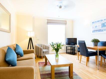 On Bedroom Apartment: SACO - Merlin House, Jersey | Jersey Serviced Apartments, SACO